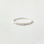 Anel Solitário Cravejado Cristal