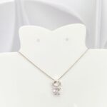 Colar Mãe de Menina Cristal