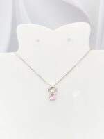 Colar Mãe de Menina Rosa Bebe