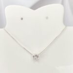 Colar Ponto de Luz Quadrado Cristal