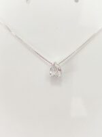 Colar Ponto de Luz Gota Cristal - Imagem 3