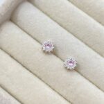 Brinco Agatha Rosa Bebe