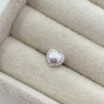 Piercing Coração Aro Cravejado