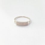 Anel 4 Tiras Cravejadas