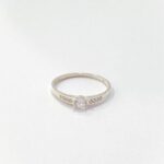 Anel Solitario Cristal