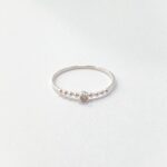 Anel Solitario Cristal Bolinhas