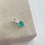 Berloque Coração Turmalina