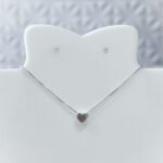 Colar Coração Chapinha Caixa Alta