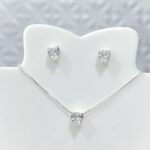 Conjunto Ponto de Luz Coração Cristal