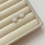 Brinco Coração Cravejado