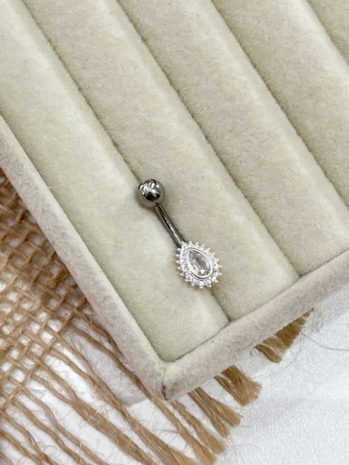 Piercing Umbigo Gota Luxo - Imagem 1