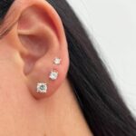 Brinco Ponto De Luz Luxo