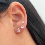 Brinco Trio Love Rosa Baby