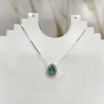 Colar Gota luxo Turmalina