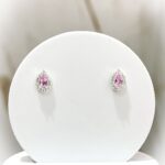 Brinco Gota Rosa Baby