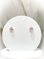 Brinco Gota Rosa Baby