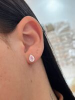 Brinco Gota Rosa Baby - Imagem 2