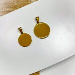 Pingente Redondo Dourado