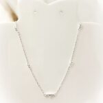 Colar Coração e Ramo