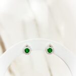 Brinco Gota Esmeralda