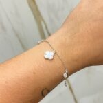 Pulseira Trevo Madrepérola