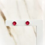 Brinco Ponto de Luz Rosa